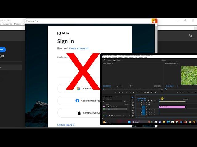 How to Use Adobe Premiere 2023 Without Registration || Lifetime Access with This Simple Trick!