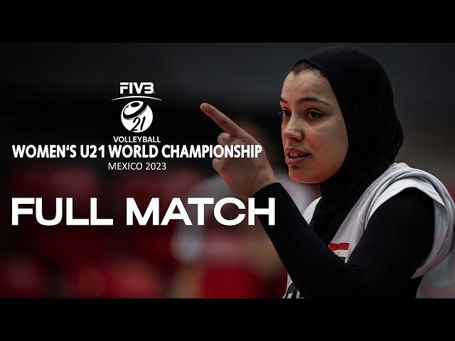 MEX vs. EGY -  Full Match | Women's U21 World Championship | Lèon