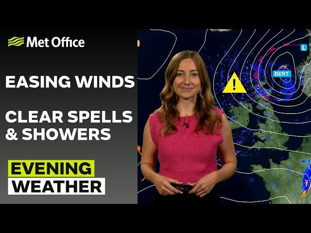 25/11/24 - Driest Midlands, east and southeast -  Evening Weather Forecast UK – Met Office Weather