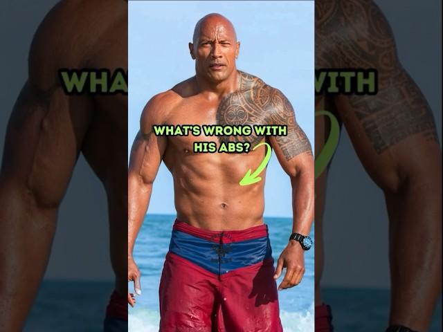 The Surprising Truth Behind The Rock's Missing Six-Pack #shorts #fitness