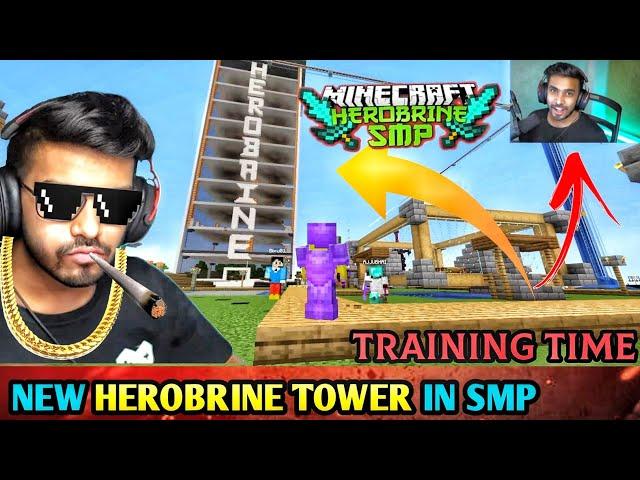 @UjjwalGamer Made new Training Tower in Herobrine SMP |Herobrine SMP | Herobrine SMP Ujjwal|#ujjwal