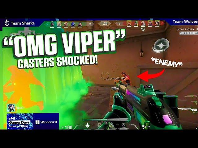 Viper Outplays in LAN tournament ! | Caster’s crazy reaction