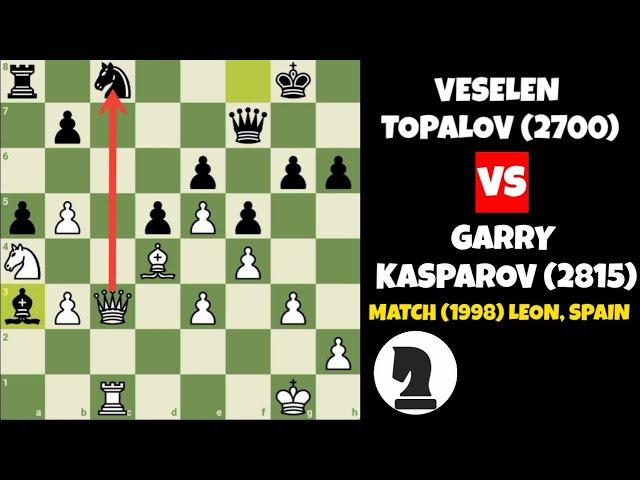 Garry Kasparov  vs  Veselen Topalov  |  Match (1998) Leon , Spain  |  @ChessRecall