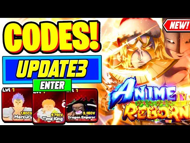 ️New️ ALL WORKING UPDATE 3 CODES For Anime Reborn - Roblox Anime Reborn Codes 2024