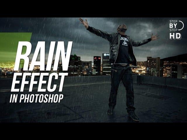 Rain Effect In Photoshop - Photoshop Tutorial