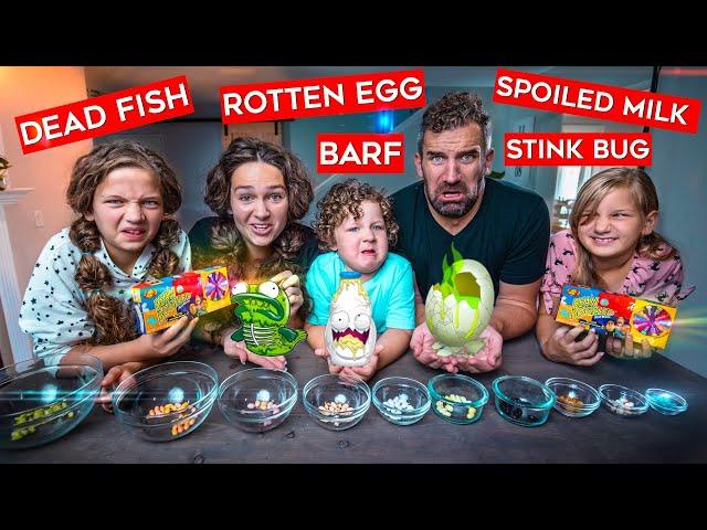 Eating the worst JELLY BEAN flavors | Bean Boozled Challenge