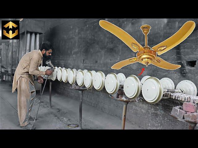 How Ceiling Fans are made in Factory with Mass Production