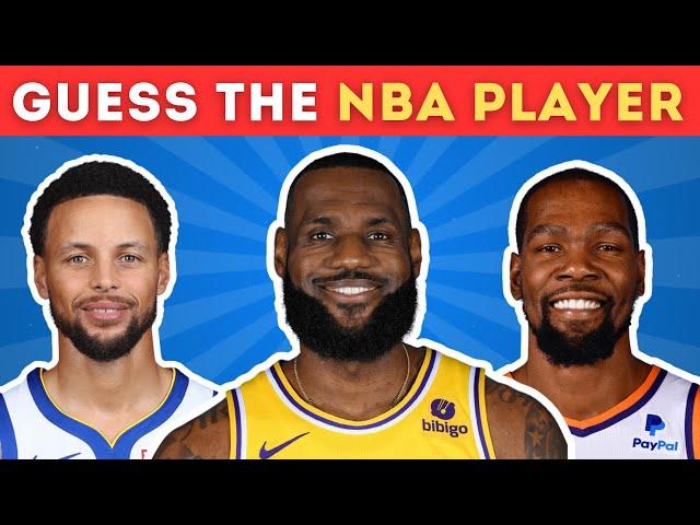 Guess the Basketball Players in 5 Seconds | NBA Quiz | Basketball Quiz