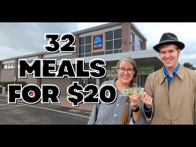 Aldi Frugal Dinner Challenge//32 Meals for $20