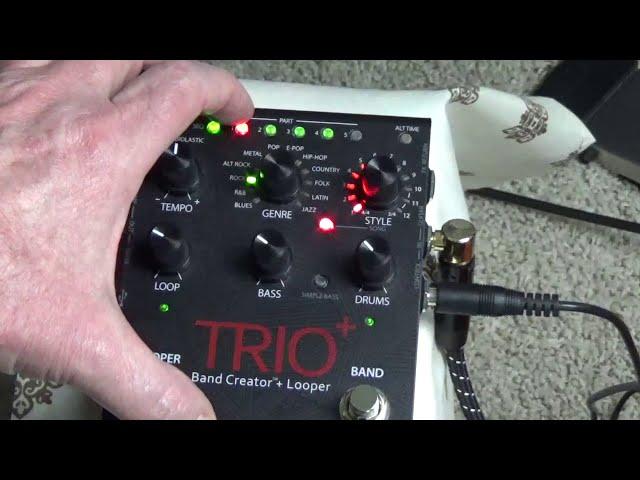 Play Guitar | DIGITECH TRIO BAND CREATOR Song & Sequencing Modes - How To