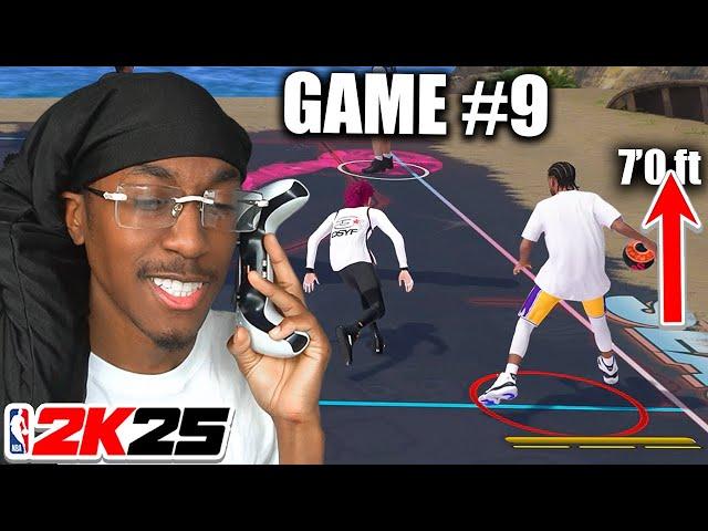 Carrying Park Randoms W/ My 7'0 PG Until I LOSE In NBA 2k25