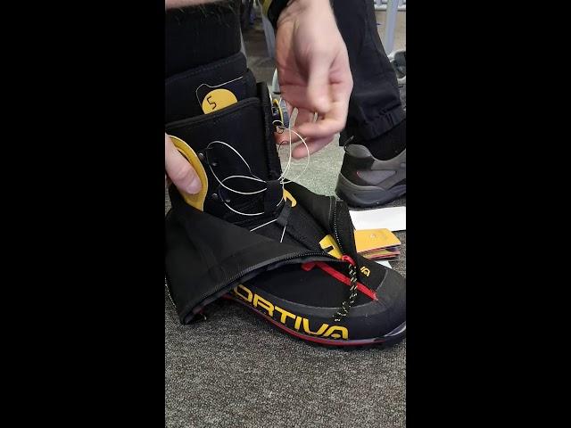 How to wear La sportiva G2 SM?