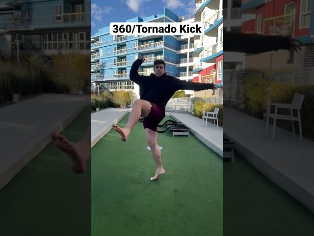 If this kick lands it's game over! #360kick #tornadokick #martialarts #taekwondo #muaythai #mma