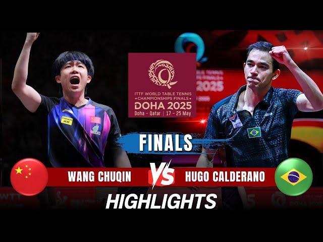 Wang Chuqin (CHN) [2] vs Hugo Calderano (BRA) [3] - F | World Table Tennis Championships Finals 2025