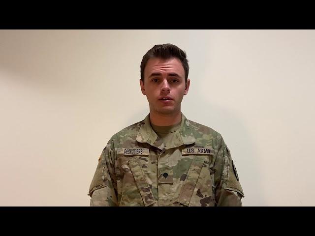 Swansea, MA Soldier sends thank you to medical workers