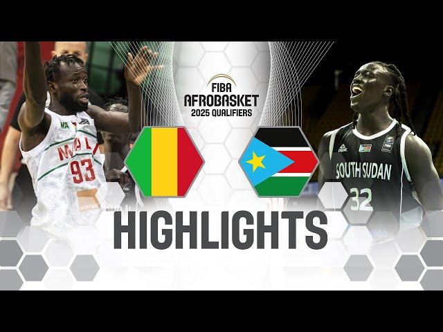 Mali  v South Sudan  | Highlights | FIBA AfroBasket 2025 Qualifiers