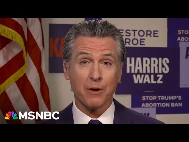 'He’s a broken person': Newsom sounds off on Trump’s 'deranged, unhinged' behavior