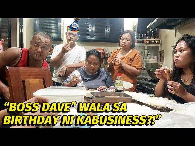 PAGHAHANDA SA BIRTHDAY NI PAPA KABUSINESS