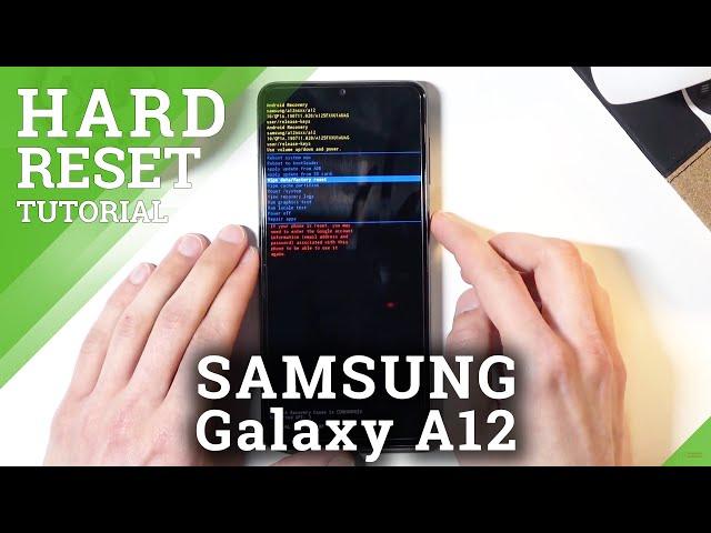 Hard Reset SAMSUNG Galaxy A12 – Bypass Screen Lock / Factory Reset by Recovery Mode