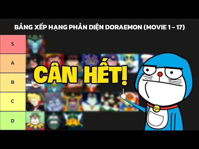 Bảng Xếp Hạng Tất Cả Phản Diện Trong Doraemon Movie | Doraemon Tập Dài (Phần 1)