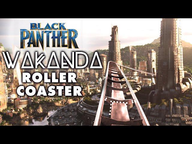 Ride on the BLACK PANTHER Roller Coaster! (POV)