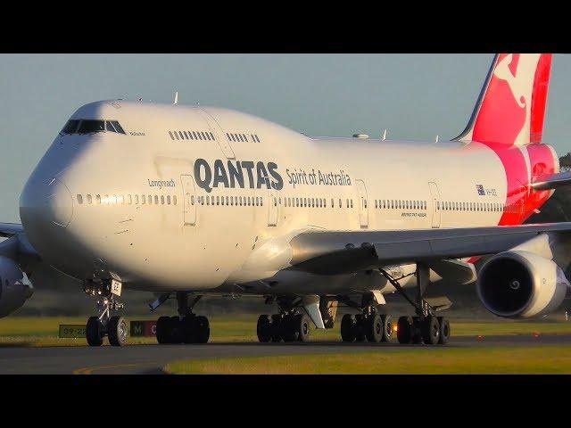 BEST OF | Qantas Boeing 747 Takeoffs & Landings ● Melbourne Airport Plane Spotting