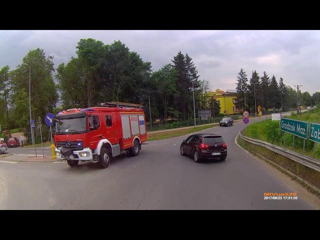 Akcja ratownicza - wypadek motocyklisty 23-06-2017 OSP Żelechów