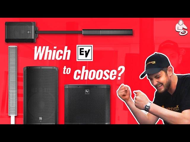 Electro-Voice PA Speaker Round Up! - EV ZLX, ELX, EKX and Evolve Column Arrays