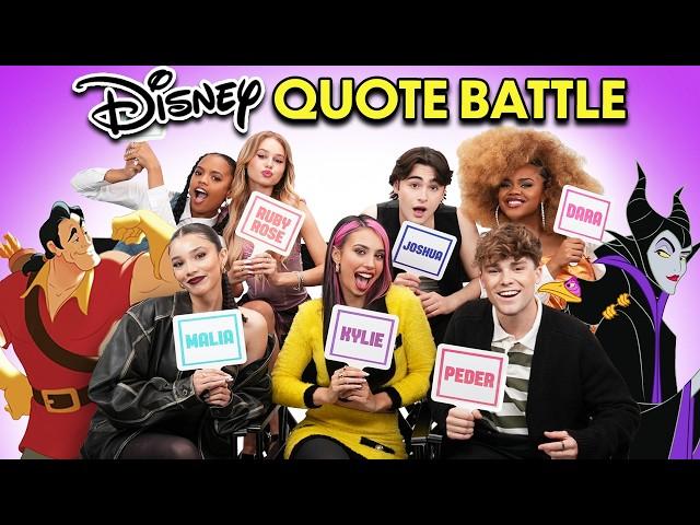 Cast Of Disney's Descendants Guess the Disney Villain Quote