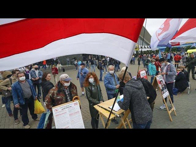 Новые протесты против властей прошли в Минске
