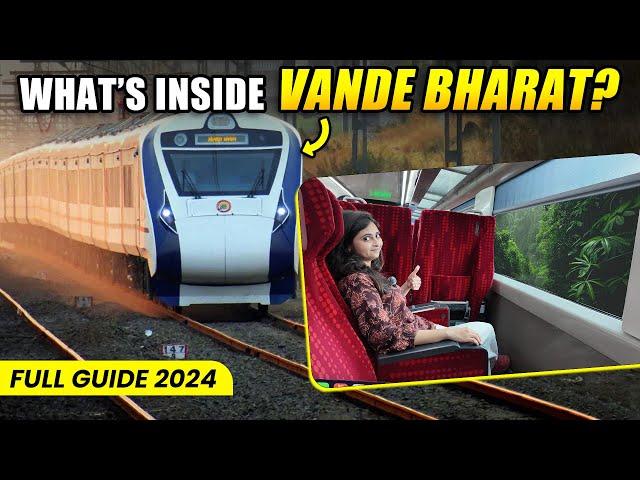 VANDE BHARAT Full Guide 2024: Mumbai to Nashik | Executive VS Regular Coach   #vandebharatexpress