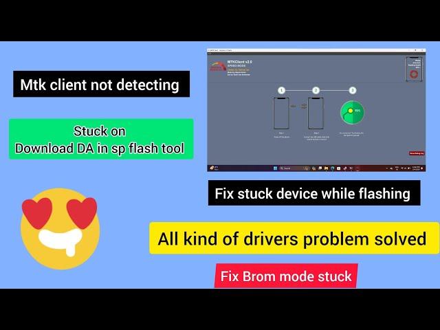 mtk client not working solution