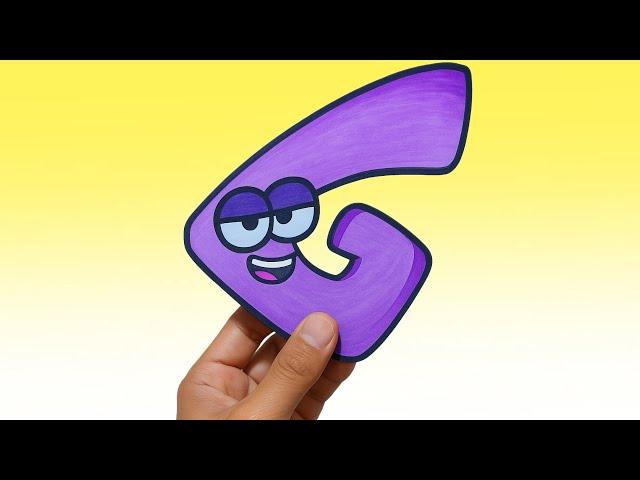 Paper craft | FRANCE Alphabet Lore G | Crazy Mix Lore Alphabet