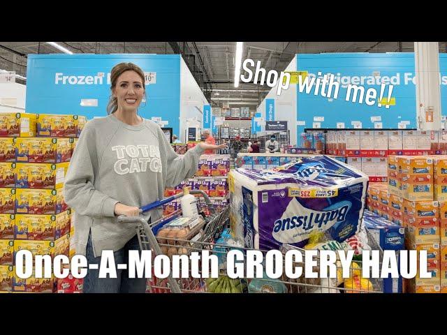 ONCE-A-MONTH Grocery Haul for our Large Family - Feeding The Fam