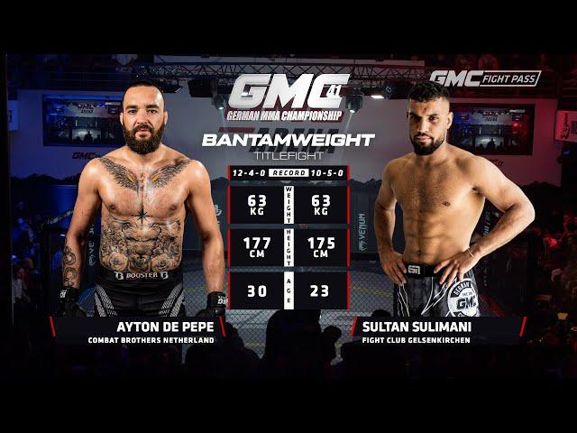 NEUER BANTAMWEIGHT CHAMPION BEI GMC 41 | Ayton Da Paepe vs Sultan Sulimani