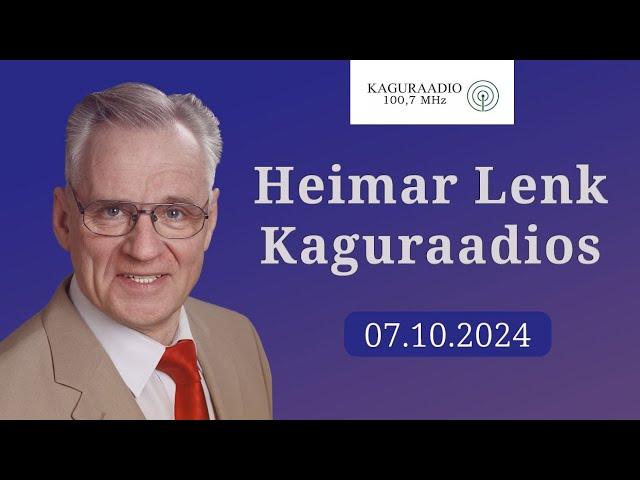 Heimari hommik Kaguraadios 07.10.2024