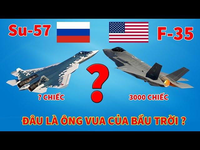 So sánh F-35 của Mỹ và Su-57 của Nga đâu là ông vua bầu trời | F-35 & Su-57