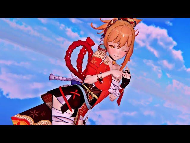 【Genshin Impact MMD / 4k 60p】 Yoimiya 【再会の誓い】