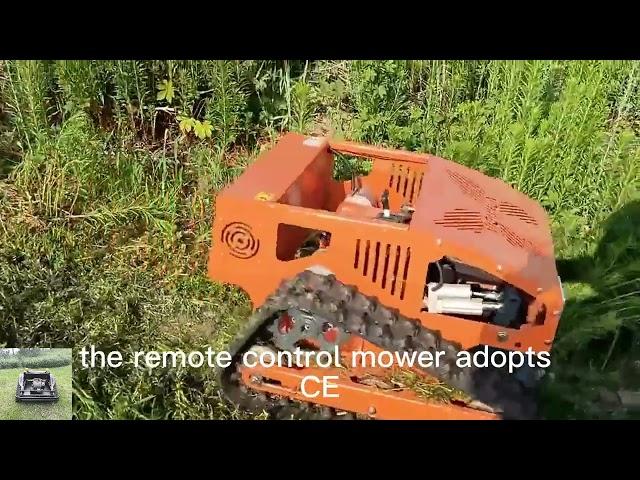 cutting width 800mm wireless industrial remote control lawn mower China manufacturer factory