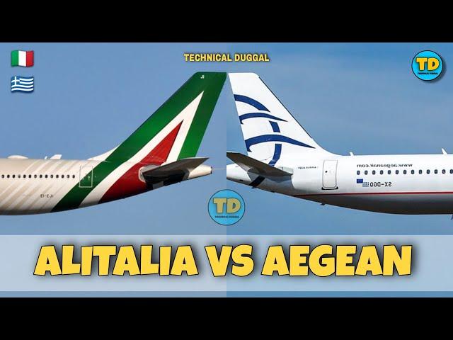 Alitalia Vs Aegean Airlines Comparison 2020!