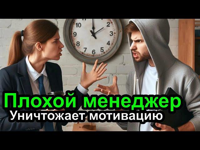 Менеджеры уничтожают мотивацию