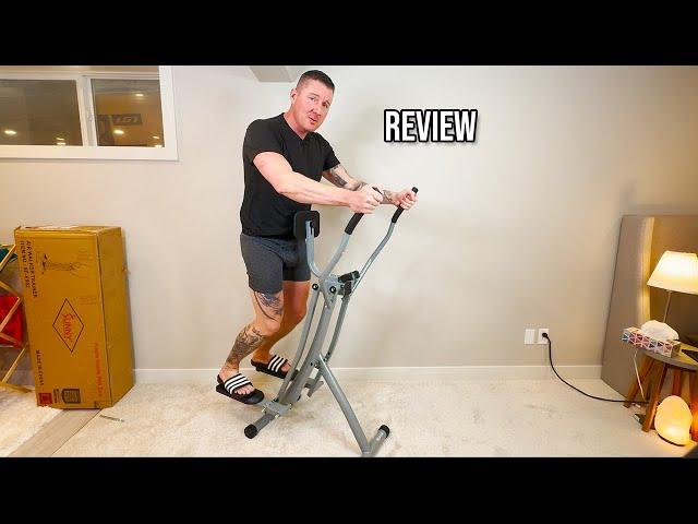 Sunny Health and Fitness Air Walk Trainer Glider Exercise Machine REVIEW