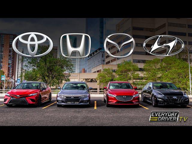 Camry, Accord, Mazda6, Sonata Comparison Review - Work Horse Sedans | Everyday Driver TV Season 7