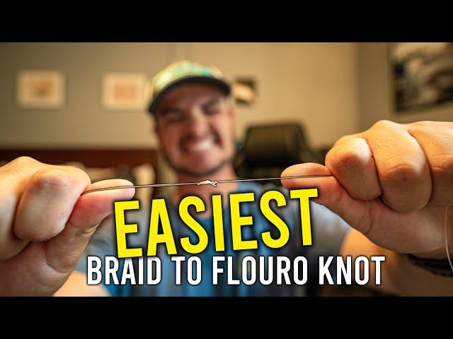 EASIEST Braid to Flouro/Mono Knot for Fishing (Alberto Knot)