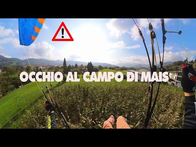 OCCHIO AL CAMPO DI MAIS -PARAPENDIO-