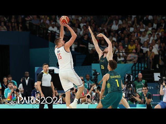 Serbia mounts massive comeback to eliminate Australia in heart-stopping fashion | Paris Olympics