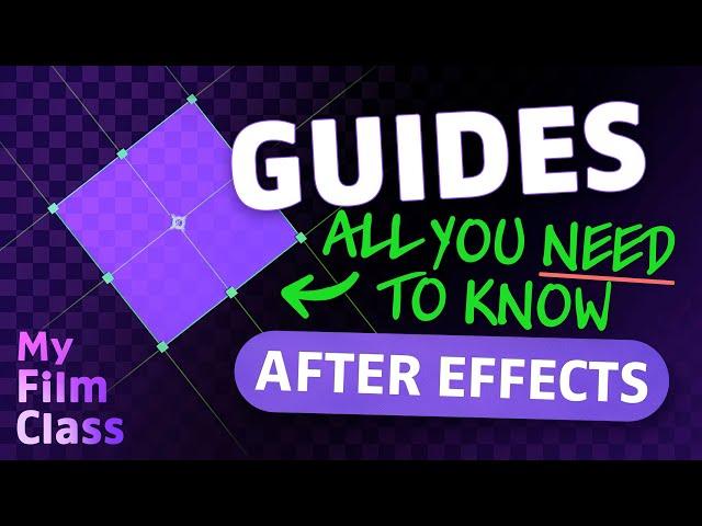 How to Use GUIDES in After Effects!