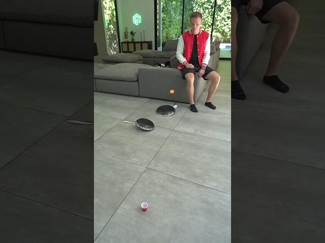 "One Hour, One Ball, One Cup – Epic Trick Shot!" #shortvideo