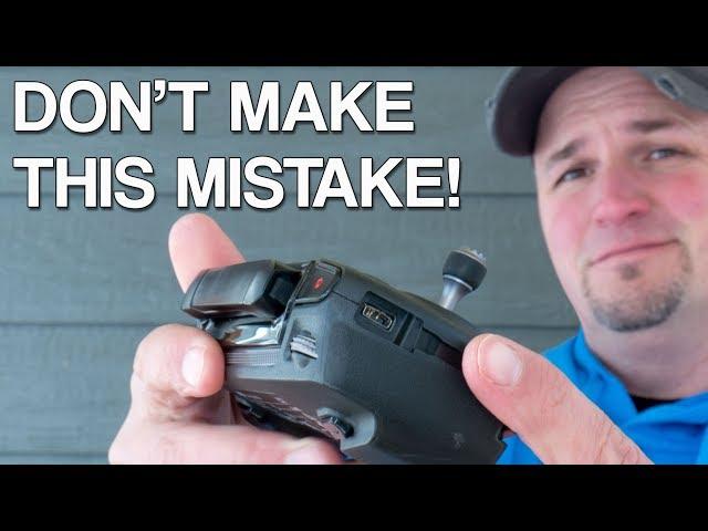 Mavic Pro Controller Fail - Don't Make This Mistake!