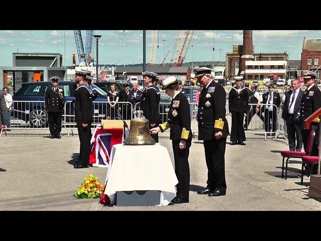 HMS Hood 'For Years Unseen' - How HMS Hood’s bell came home